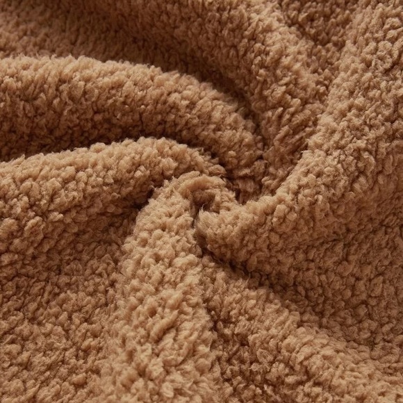 shein dual pocket teddy jacket - Picture 6 of 9